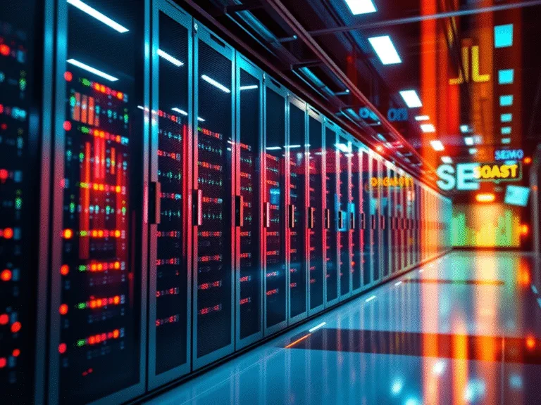 Εικονογράφηση ενός Web Hosting Data Center