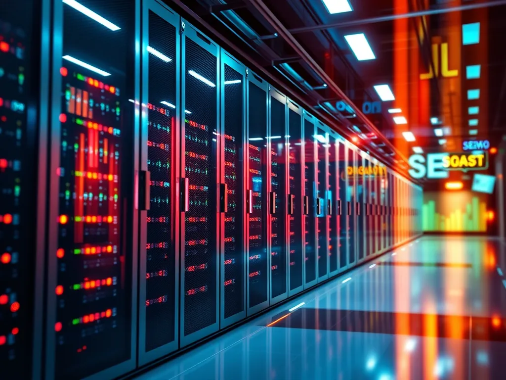 Εικονογράφηση ενός Web Hosting Data Center