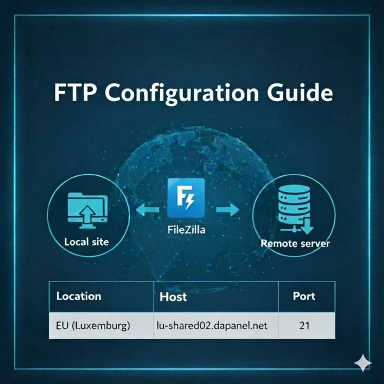 TheFastHost Конфигурация FTP