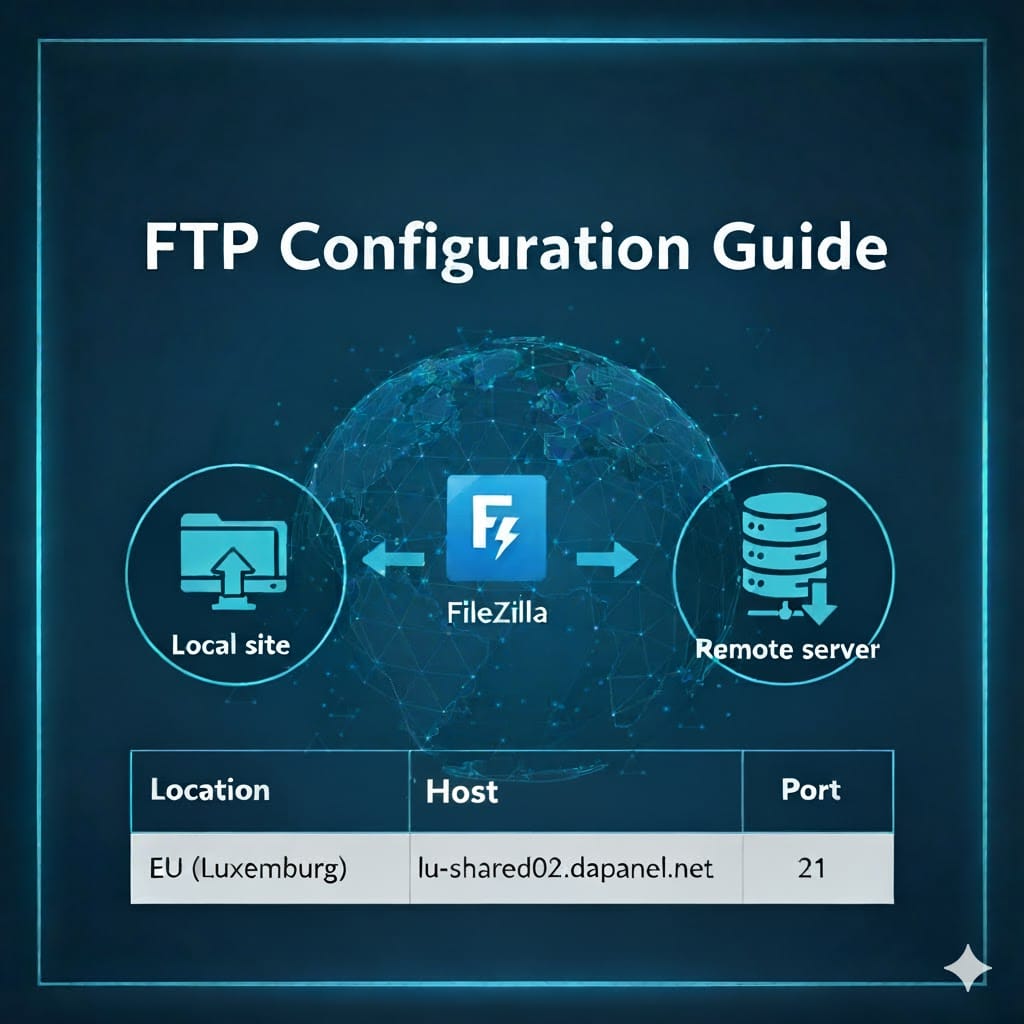 TheFastHost FTP-Konfiguration